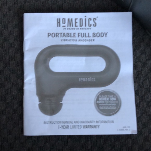 HoMedics® Portable Full Body Vibration Massager in Black - Picture 3 of 10